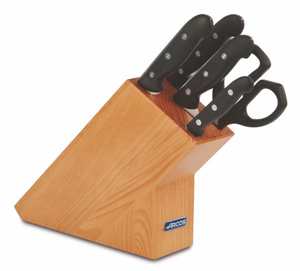 Ножи Аркос серия Maitre в деревяной подставке