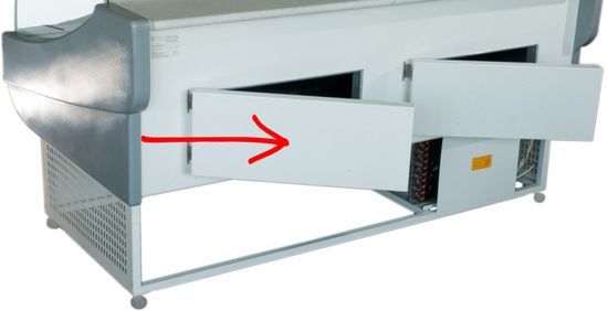 Двери бокса для холодильных/морозильных/кондитерских витрин АйсТермо
