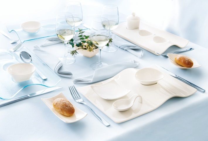 Белая фарфоровая посуда Arcoroc серия Appetizer