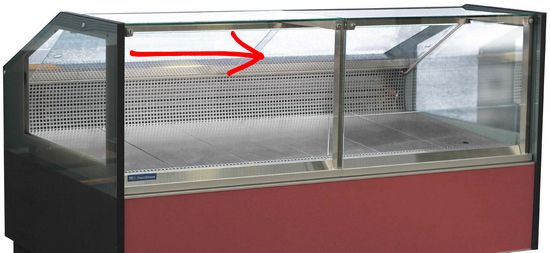 Фронтальные стекла прямые для холодильных/морозильных/кондитерских витрин UBC