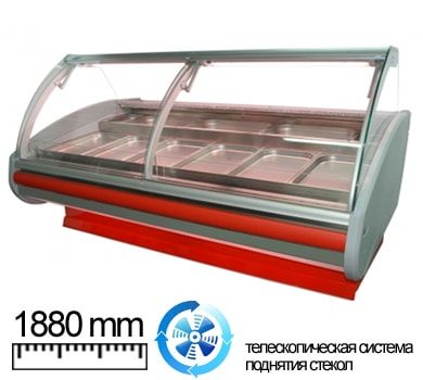 Холодильная витрина Cold MODENA 18 (w-18-pvp-k-GN)
