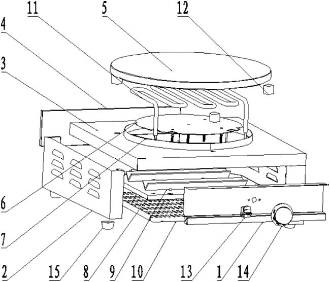 Схема однопостовой блинницы Inoxtech СМ - 81 