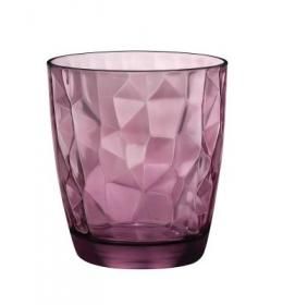 Стакан низкий Bormioli Rocco серия Diamond цвет фиолетовый 350230 (305 мл)