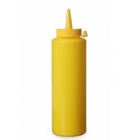 Диспенсер для соусів Hendi 558003 Kitchen Line, жовтий, 0,20 л, Ø 50x185 мм
