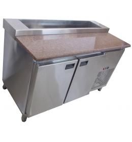 Стіл холодильний для піци (саладетта) ССХ2Д-Г-Т (1400/700/850)