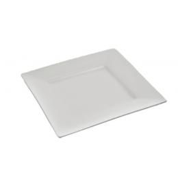 Біла квадратна тарілка з бортом Alt Porcelain F0018-8