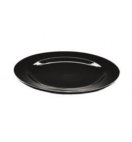 Тарілка чорна кругла F0087BK-12 Alt Porcelain Delux плоска