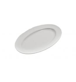 Фарфоровая овальная тарелка с бортом Alt Porcelain F0098-10