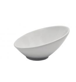Круглий фарфоровий салатник зі скошеним краєм Alt Porcelain F0271-7