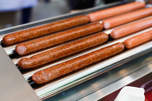 Роликовий гриль для смаження сосисок