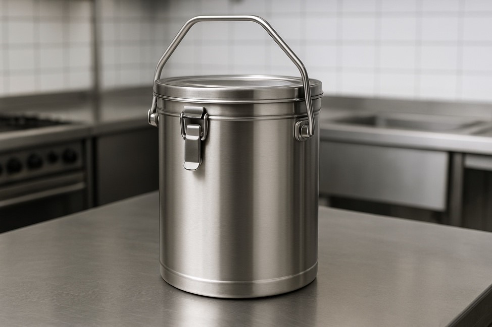 Термоведро для транспортировки пищи из нержавеющей стали