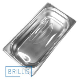 Крышка гастроемкости BRILLIS из поликарбоната GN 1/3, прозрачная купольная - 3