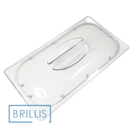 Кришка гастроємності BRILLIS з полікарбонату GN 1/3, прозора купольна