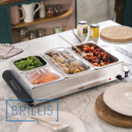 Кришка гастроємності BRILLIS з полікарбонату GN 1/1, прозора купольна - 4