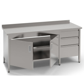 Стол-тумба производственный КИЙ-В СТВ-2ДР-3Я - 2