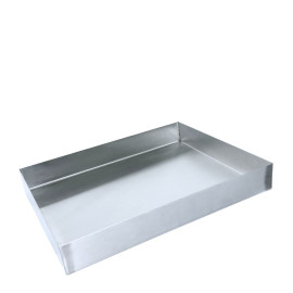 Противень прямоугольный из нержавеющей стали 320/280 мм
