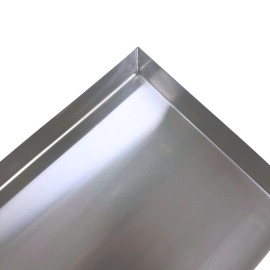 Противень прямоугольный из нержавеющей стали 300/300 мм - 3