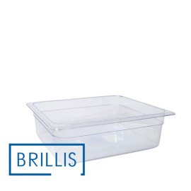 Гастроємність BRILLIS з полікарбонату GN 1/2-100 мм, прозора