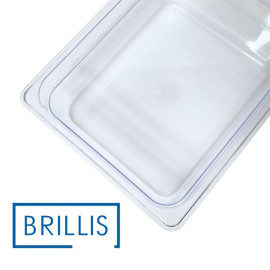 Гастроємність BRILLIS з полікарбонату GN 1/2-100 мм, прозора - 4