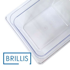 Гастроємність BRILLIS з полікарбонату GN 1/2-200 мм, прозора - 4