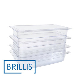 Гастроємність BRILLIS з полікарбонату GN 1/3-150 мм, прозора - 5