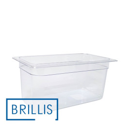 Гастроемкость BRILLIS из поликарбоната GN 1/3-150 мм, прозрачная
