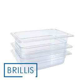 Гастроемкость BRILLIS из поликарбоната GN 1/4-65 мм, прозрачная - 6