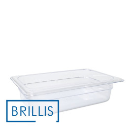 Гастроемкость BRILLIS из поликарбоната GN 1/4-65 мм, прозрачная