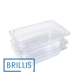 Гастроемкость BRILLIS из поликарбоната GN 1/4-100 мм, прозрачная - 6
