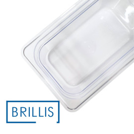 Гастроемкость BRILLIS из поликарбоната GN 1/4-100 мм, прозрачная - 4