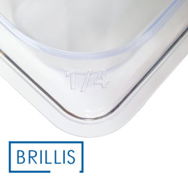 Гастроемкость BRILLIS из поликарбоната GN 1/4-100 мм, прозрачная - 2