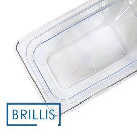 Гастроємність BRILLIS з полікарбонату GN 1/4-150 мм, прозора - 4