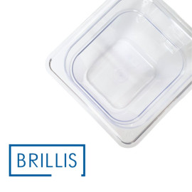 Гастроємність BRILLIS з полікарбонату GN 1/6-150 мм, прозора - 4