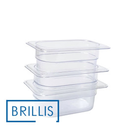 Гастроемкость BRILLIS из поликарбоната GN 1/9-65 мм, прозрачная - 6