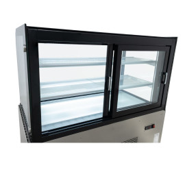 Витрина холодильная GoodFood FW370R нержавеющая сталь - 4