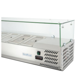 Вітрина холодильна для топінгу GoodFood GF-VRX1400/380-H6C - 3