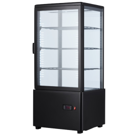 Кондитерский холодильный шкаф-витрина EWT INOX RT78B black 
