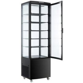 Холодильная кондитерская витрина HURAKAN HKN-UPD278B BLACK 