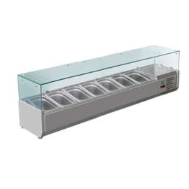 Витрина для топинга HURAKAN HKN-GXD1800GC 