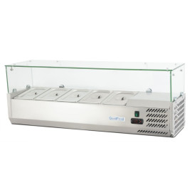 Холодильная витрина для топинга GoodFood GF-VRX1200/330-H6C