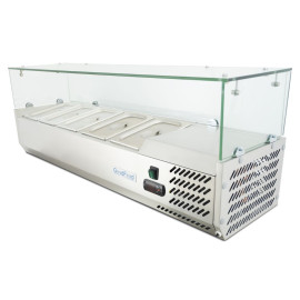 Вітрина холодильна для топінгу GoodFood  GF-VRX1200/330-H6C - 2
