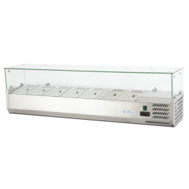 Холодильная витрина для топинга GoodFood GF-VRX1500/330-H6C