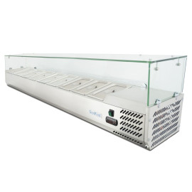 Вітрина холодильна для топінгу GoodFood GF-VRX2000/380-H6C  - 2