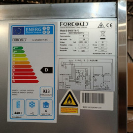 Шафа холодильна Forcold G-GN650TN-FC Б/В - 4