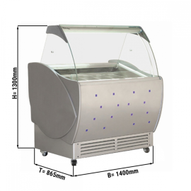 Вітрина для морозива GGM Gastro EVJ109 - 2