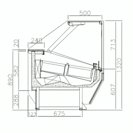 Витрина для мороженого GGM Gastro ETI18W - 5