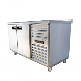 Стіл холодильний дводверний Техма СХ2Д1Б-Н-Т (1400/600/850) - 3