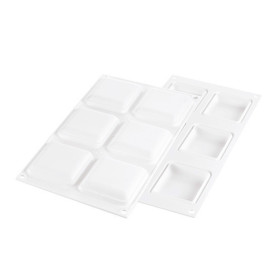 DECOR SQUARE 60 Форма силіконова "квадрат" 67x67 h15 мм (60 мл x 6) - 2