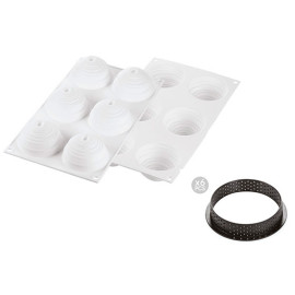 KIT TARTE RING MONTBLANC D80 MM Форма из резины - 2