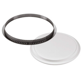 KIT TARTE RING ROUND D250 MM Форма силіконова Ø205 h20 mm + 1 кільце (d 250 mm, h 20 mm) - 1 форма в
